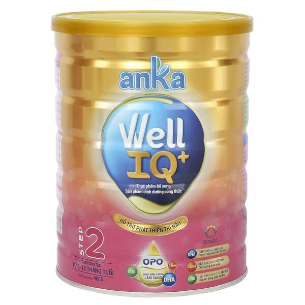 Sữa bột Anka Well IQ+ Step 2, 900g