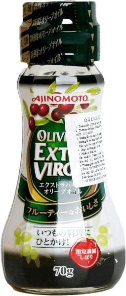 Dầu oliu extra virgin Ajinomoto, 70g