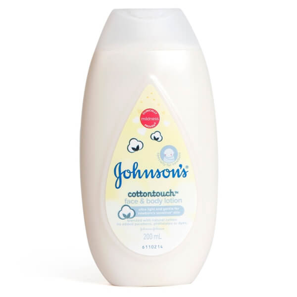 Sữa dưỡng thể dịu nhẹ như bông Johnson's baby cotton touch 200ml