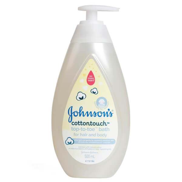 Tắm gội dịu nhẹ như bông Johnson's baby cotton touch 500ml