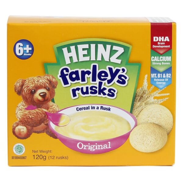 Bánh Qui Dành Cho Trẻ Em Heinz Farley Original 120g