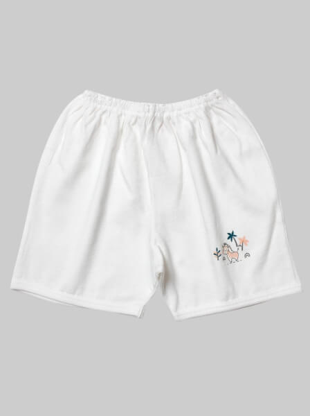 Quần sơ sinh ngắn CF I049002 Trắng