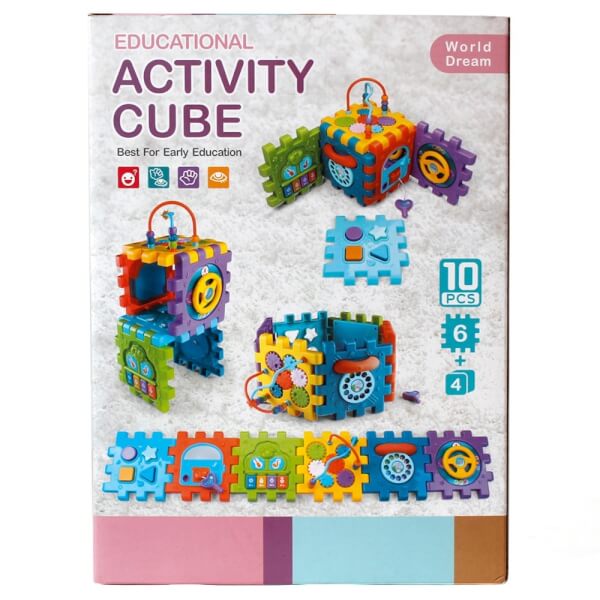 Bộ đồ chơi âm thanh màu sắc hình lập phương - HE0527