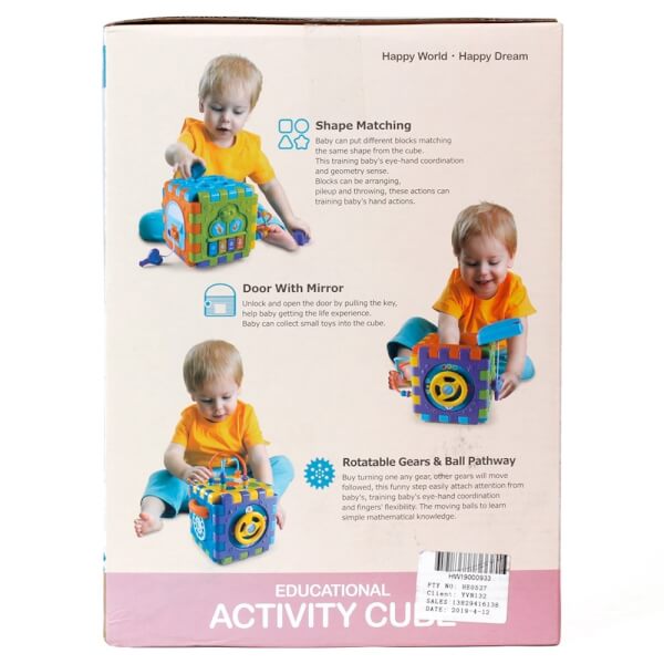 Bộ đồ chơi âm thanh màu sắc hình lập phương - HE0527