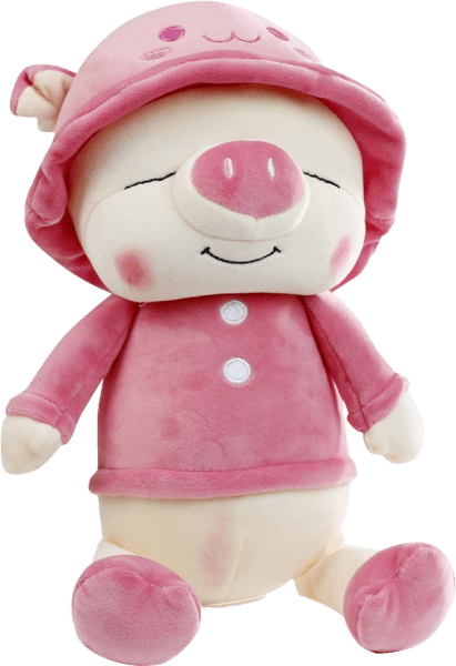 Thú bông Heo Đội Nón Áo Thêu (TM) *Sản phẩm giao màu ngẫu nhiên*