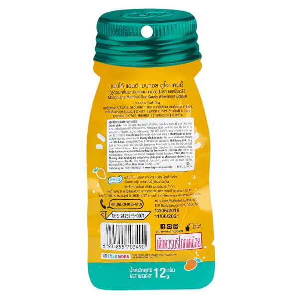 Kẹo the vị xoài  Zip 12g