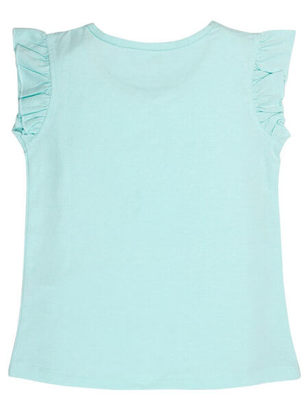 Áo thun bé gái tay ngắn CF G099012 Xanh