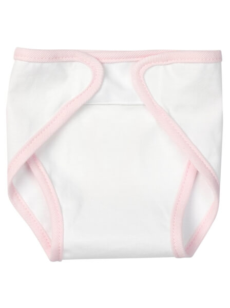 Tã vải sơ sinh dán 5 cái CF (cỡ 1/2/3, Hồng)