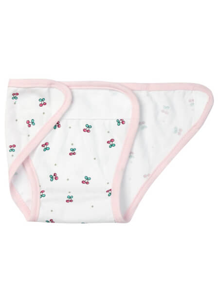 Tã vải sơ sinh dán 5 cái CF (cỡ 1/2/3, Hồng)