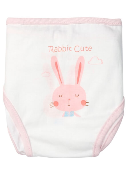 Tã vải sơ sinh dán 5 cái CF (cỡ 1/2/3, Hồng)