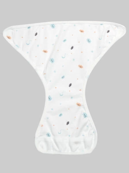 Tã vải sơ sinh dán 5 cái CF (cỡ 1/2/3, Trắng)