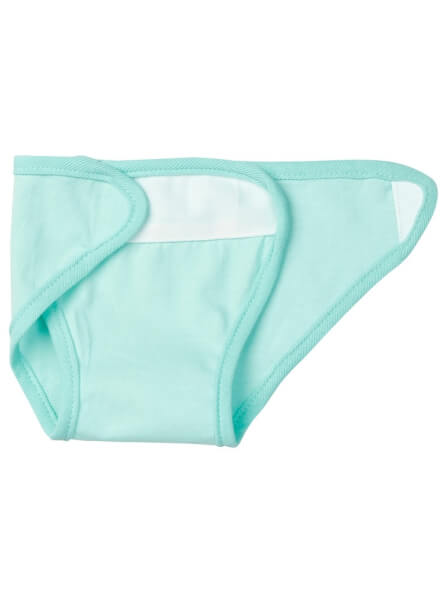 Tã vải sơ sinh dán 5 cái CF (cỡ 1/2/3, Xanh Ngọc)