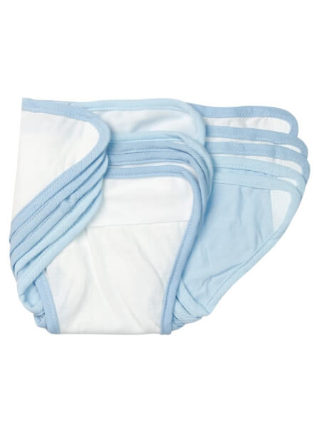 Tã vải sơ sinh dán 5 cái CF (cỡ 1/2/3, Xanh)