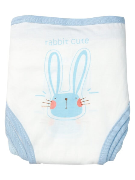 Tã vải sơ sinh dán 5 cái CF (cỡ 1/2/3, Xanh)