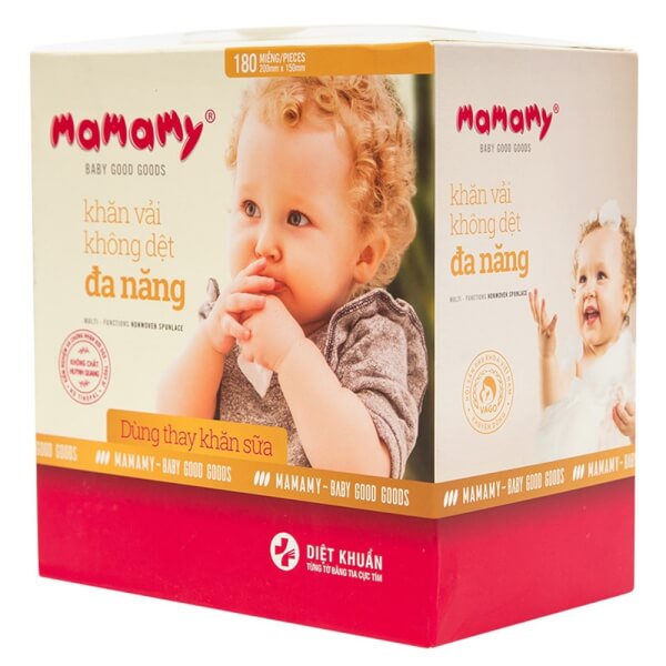 Combo 3 Khăn khô Mamamy 180 tờ