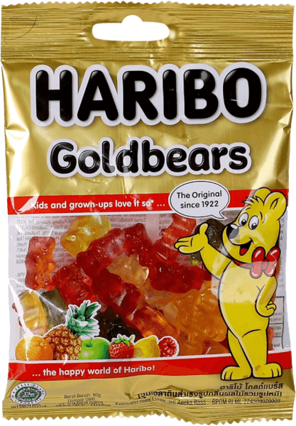 Kẹo dẻo Haribo Goldbears 80g