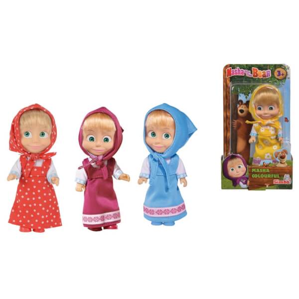 Đồ Chơi Trẻ Em Búp Bê Màu Sắc Masha Colourful, 4-ass.