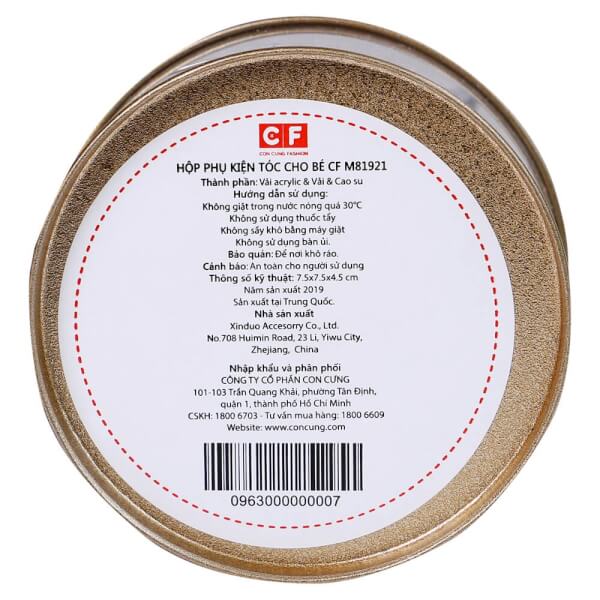 Hộp phụ kiện tóc cho bé CF M81921