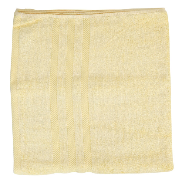 Khăn tắm sợi tre Uchibaby 60x120cm (Vàng)