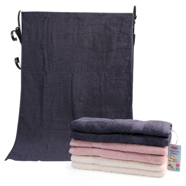 Khăn tắm cotton ConCung Good (Navy)