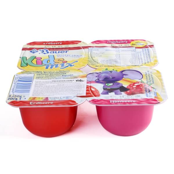Phô Mai hoa quả Kids Mix Vị Dâu Mâm Xôi 50g - Lốc 4