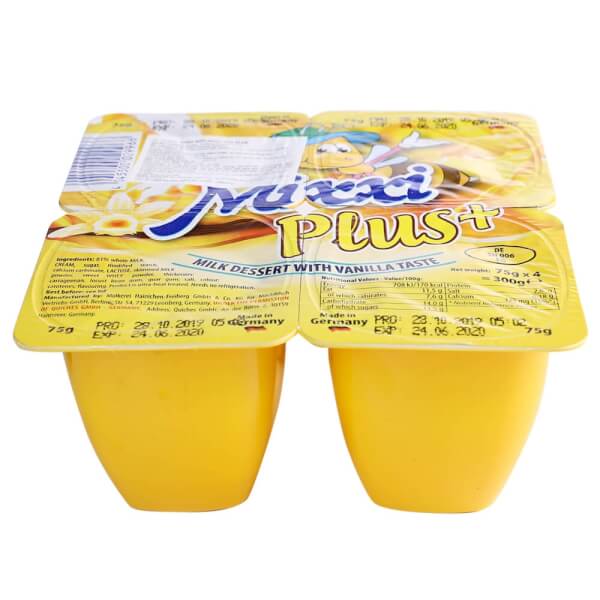 Váng sữa Mixxi - Vanila Plus 75g - Lốc 4