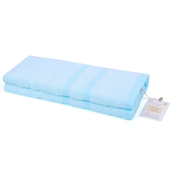 Khăn tắm sợi tre Sbaby 70x130cm (Xanh)