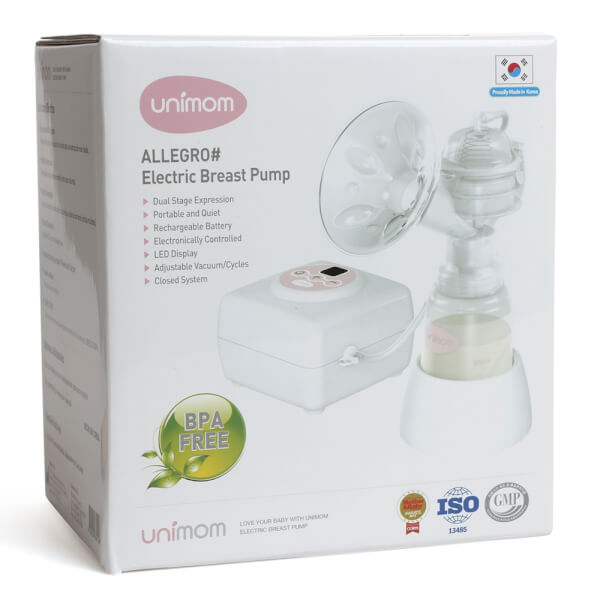Máy hút sữa điện đơn có matxa Unimom Allegro UM880106