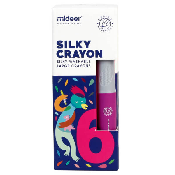 Bút sáp màu crayon 6 cây MD4065