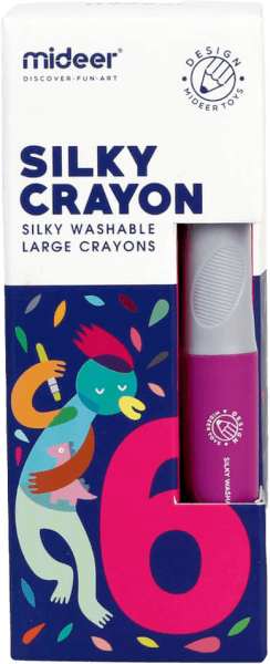 Bút sáp màu crayon 6 cây MD4065