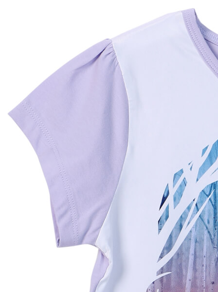 Áo thun bé gái tay ngắn CF G119022 Tím