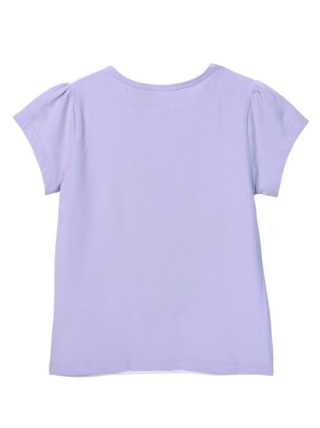 Áo thun bé gái tay ngắn CF G119022 Tím