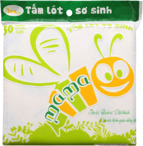Tấm lót sơ sinh cho bé Mama