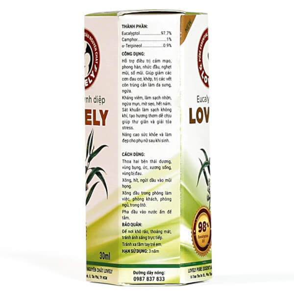 Dầu khuynh diệp Lovely 30ml