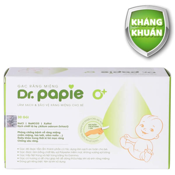 Gạc Răng Miệng Thảo Mộc Phòng Viêm Dr.Papie