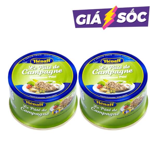 Combo 2 Pate đồng quê Henaff 130g