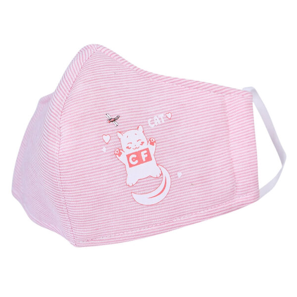 Khẩu trang vải kháng khuẩn CF bé gái (5-6Y,Nhiều màu)