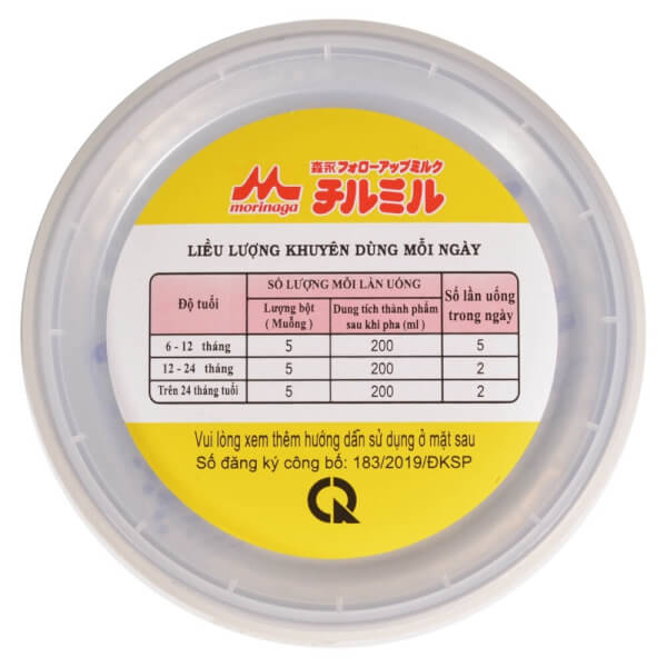 Sữa Morinaga số 2 850g (Chilmil, 6-36 tháng)