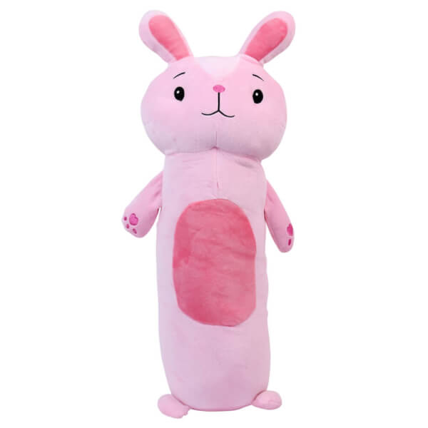 Thú nhồi bông gối ôm 4 chiều thỏ hồng (TM)