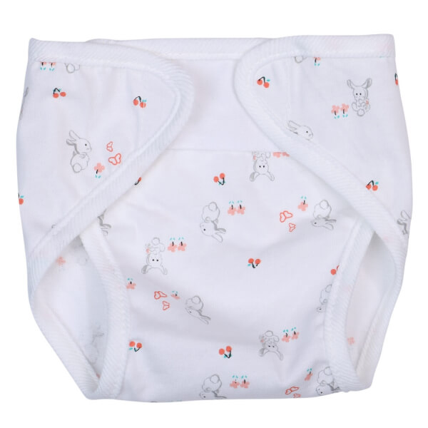 Tã vải sơ sinh dán 5 cái CF I129016 (cỡ 1/2/3,Trắng)