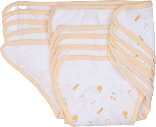 Tã vải sơ sinh dán 5 cái CF I129016 (cỡ 1/2/3,Cam)