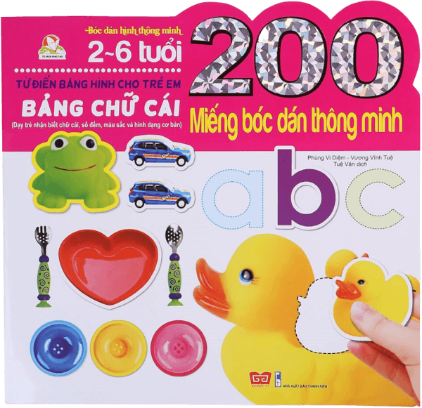 200 miếng bóc dán - Bảng chữ cái (55N)