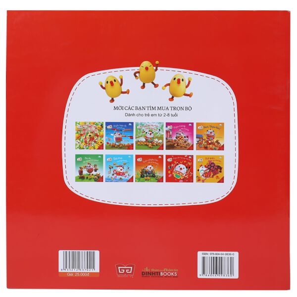 Ehon - Gà mẹ Cục Tác và đàn con lông vàng - Chơi đồ hàng với mẹ