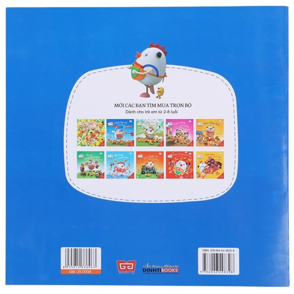 Ehon - Gà mẹ Cục Tác và đàn con lông vàng - Chiếc tạp dề vô tích sự