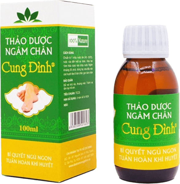 Thảo dược ngâm chân Cung Đình 100ml