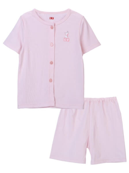 Bộ sơ sinh ngắn sợi gỗ sồi CF I0320007 (3M/6M/9M,Hồng)