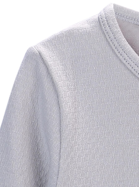 Bộ sơ sinh dài sợi gỗ sồi CF I0320004 (3M/6M/9M,Xám nhạt)