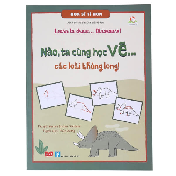 Họa sĩ tí hon - Learn to draw... Dinosaurs! - Nào, ta cùng học vẽ...các loài khủng long!