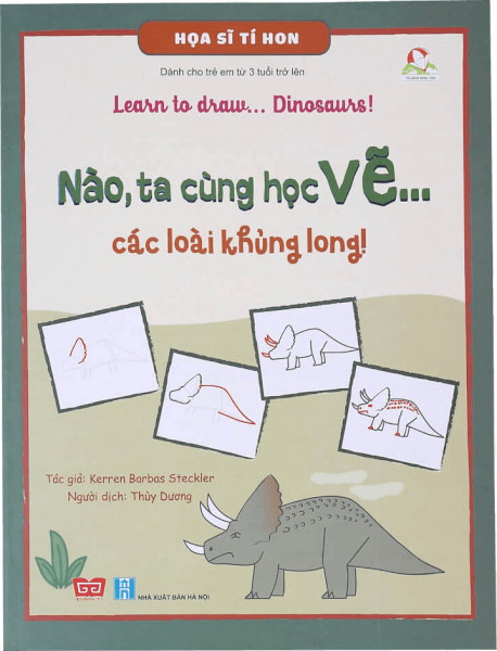 Họa sĩ tí hon - Learn to draw... Dinosaurs! - Nào, ta cùng học vẽ...các loài khủng long!