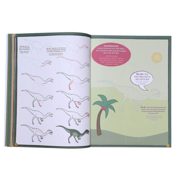 Họa sĩ tí hon - Learn to draw... Dinosaurs! - Nào, ta cùng học vẽ...các loài khủng long!